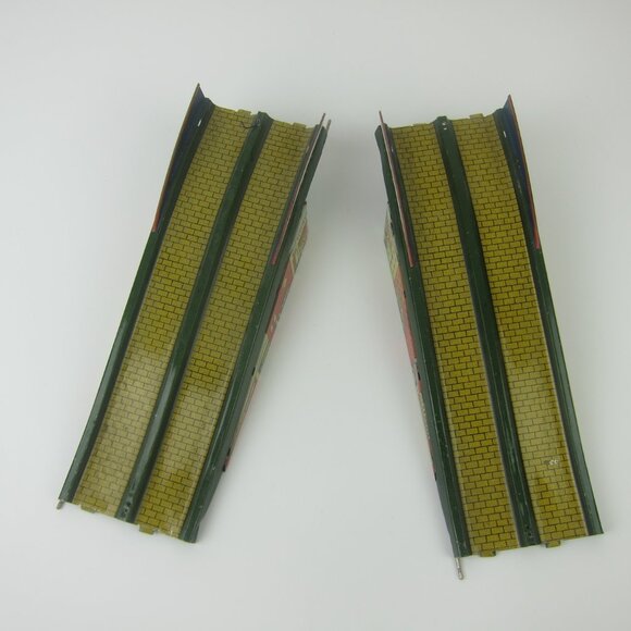 Vintage 1930s Marx Streamline Speedway Tin Litho Race Track Overpass 2-Piece - Picture 16 of 16